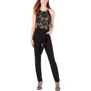 🌺 BCX Juniors' Scalloped Lace Jumpsuit 🌺